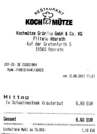 gstr Hffner Kochmtze Restaurant